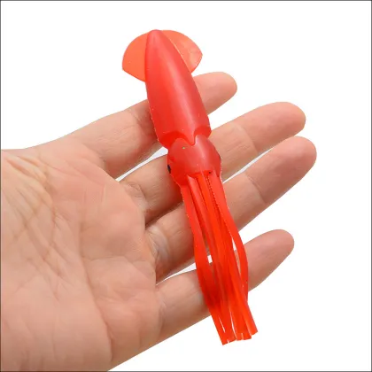 Wholesale 12.5cm Bionic Soft Squid Octopus Lures for Saltwater Fishing