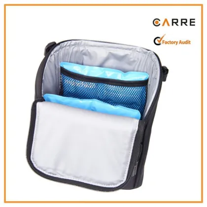 custom microfiber insulated breast milk cooler bag