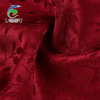 Milan Satin Fabric Jacquard Fabric