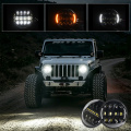 LiuHJG 12-80V 12 Lens 32W Double Colors Led Motorcycle Headlight
