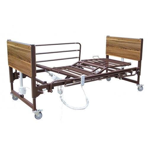 Electric foldable hospital bed for the elderly