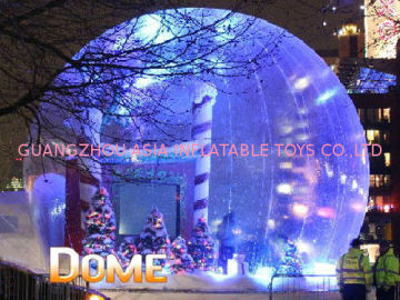 Life Size Christmas Inflatable Snow Globe For Christmas Party Decoration
