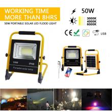 50W Portable Solar Flood Light