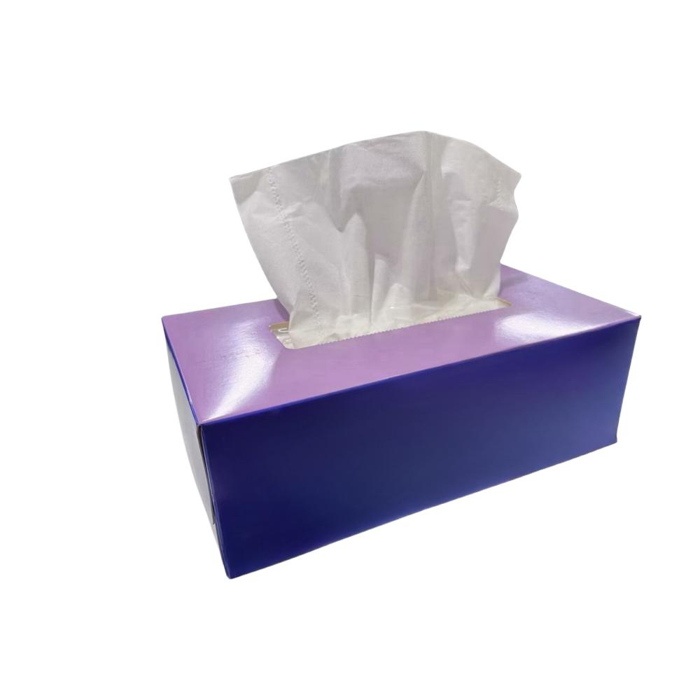 Tissue faciale à boîte plate pop-up premium pour les affaires