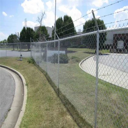 Black Vinyl System Diamond Sports Ground Chain Link Fence