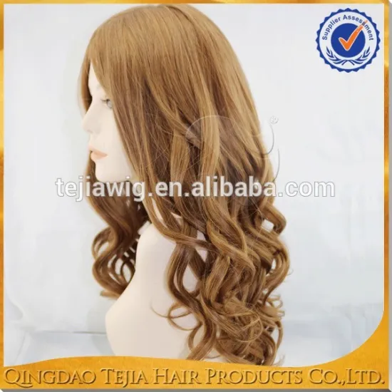 Alibaba best quality blonde wavy skin top full cuticle 100 virgin european hair wigs jewish
