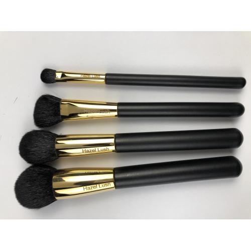 4 PC black hair Makeup Brush