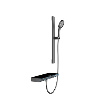 LED temperature control digital display shower head system