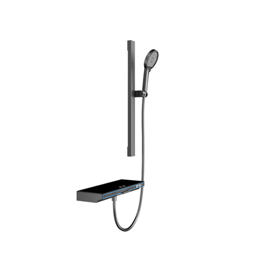 LED temperature control digital display shower head system