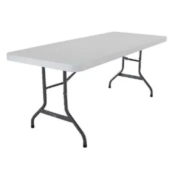 Portable White HDPE Plastic 6FT Outdoor Folding Table - Cheap