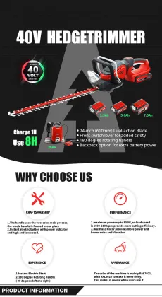 Garden Tools Hedge Trimmer Rechargeable Hedge Trimmers