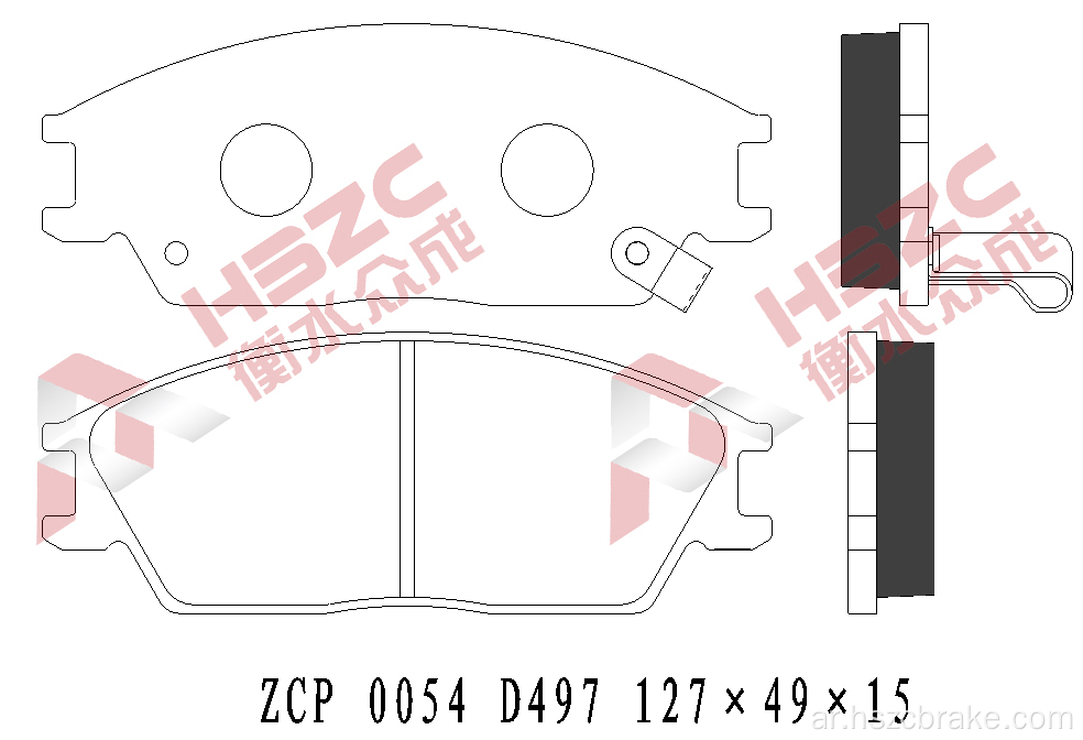 FMSI D440 CAR CAR CERAMIC BRAKE COM