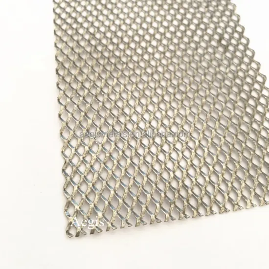 1x2mm Small Hole Aluminum Foil Mesh Expanded Metal Rolls
