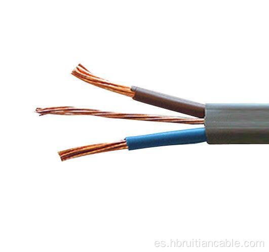 PVC CORE CORE CORE DE COPOR CABLE DE CABLA+CABLE DE TIERRA