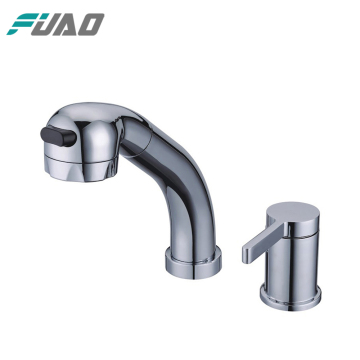 FUAO 2 hole kitchen faucet with separate handle