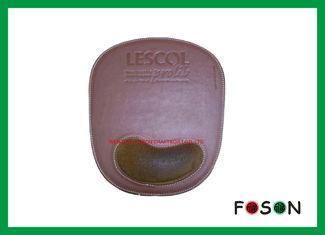 Hand Made Leather Mouse Pad With Wrist Rest Comfortable , G