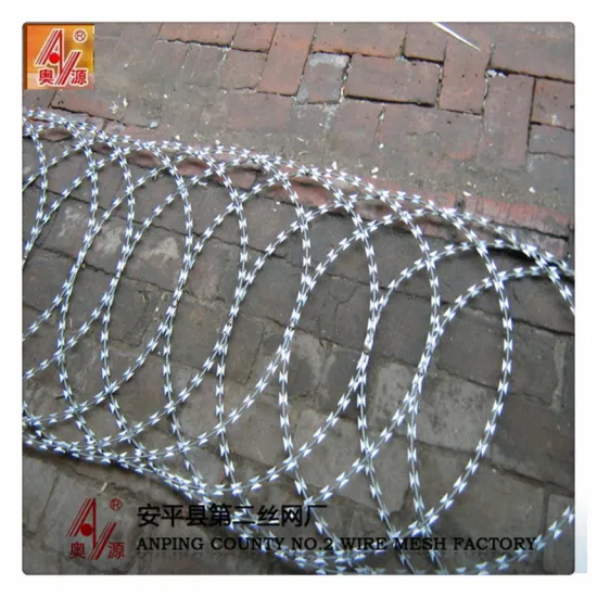 Razor Blade Barbed Wire/Stainless steel barbed wire