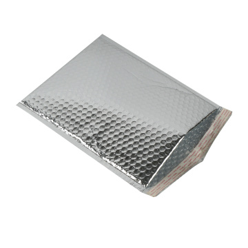 Thermal Lined Foil Silver mailer With adhesive Closure