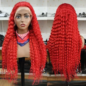 Curly Wigs Human Hair Lace Front Brazilian Lace Wig 100% Virgin Human Hair 613 Blonde Red Transparent HD Lace Frontal Wigs