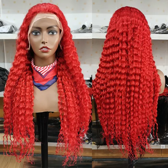 Curly Wigs Human Hair Lace Front Brazilian Lace Wig 100% Virgin Human Hair 613 Blonde Red Transparent HD Lace Frontal Wigs