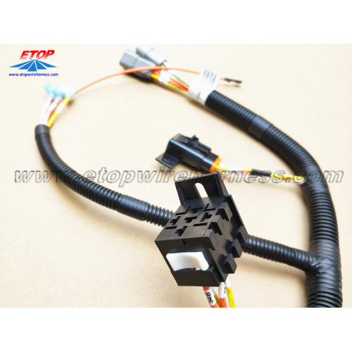 automotive relay to IP67 fuse box cable assembly