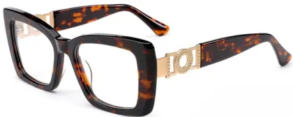 Belieye Full Frame Geometric Acetate Glasses