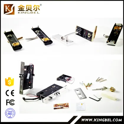 Stainless Steel hotel Key card door lock with lock systems