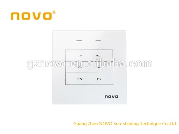 sensitive touch screen remote control wall switch / radio transmitter for motorized curtain /roller blinds and venetain blind