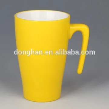 v shaped coffee mug