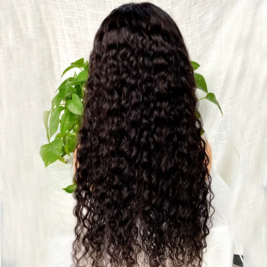 wholesale price water wave  lace front wig treatment brazilian hair