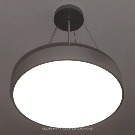 75cm White Flat Round Pendant Light: A Stunning Metal Panel LED Linear Suspension Mount Ceiling Lighting Fixture
