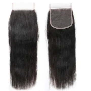 4*4 Lace Closure HD transparent lace Straight Closure Straight 4x4 Lace Closure Human hair extension