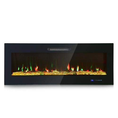 Wall Mounted Electric Fireplace Indoor 50 Inch