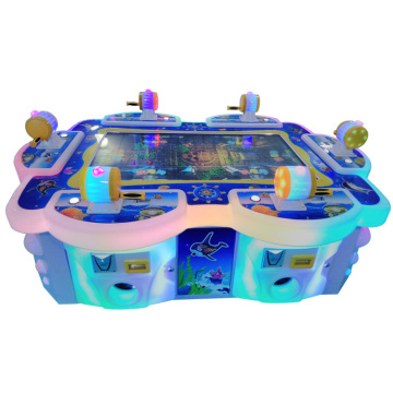 Threeplus Kids' Indoor 6 Players Fish Game Machine: Coin-Operated Arcade Video Fishing Lottery for Sale