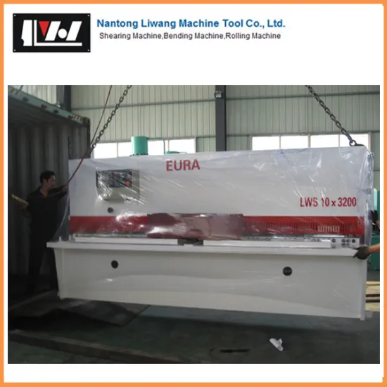 QC12Y-6X2500 hydraulic guillotine shearing machine