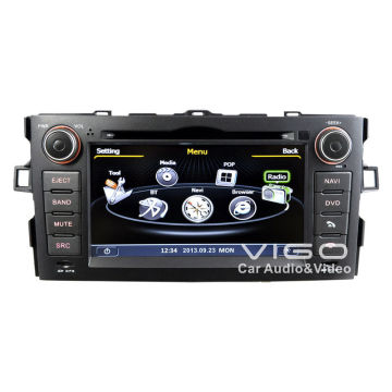 Toyota Auris Car Stereo For Toyota Sat Nav , Dvd Multimedia Player C028
