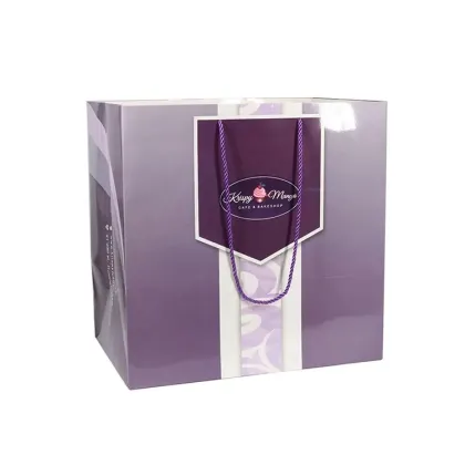 Strong Large Customizable Paper Bag Packaging with Handle