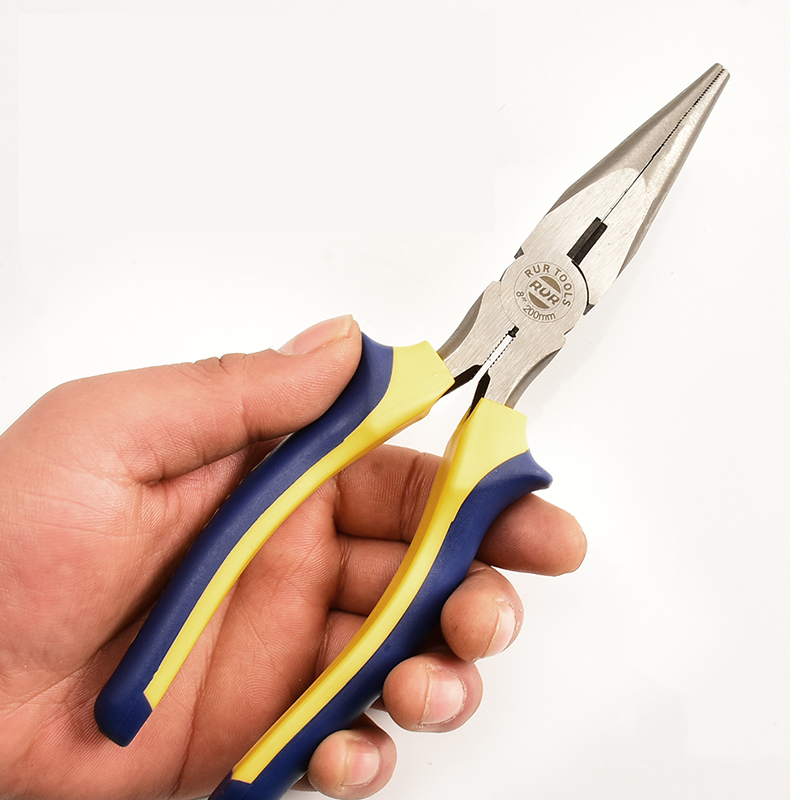 Professional Electrician Tool Industrial Grade Pliers Fishing Pincers CR-V Long Nose Plier