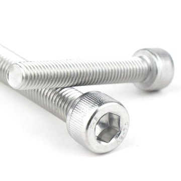Customizable Silver Plated Hex Socket Head Screws - Black Oxide Stainless Steel Machine Screws