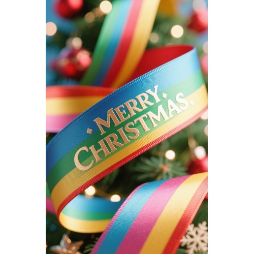 christmas ribbon tree ideas