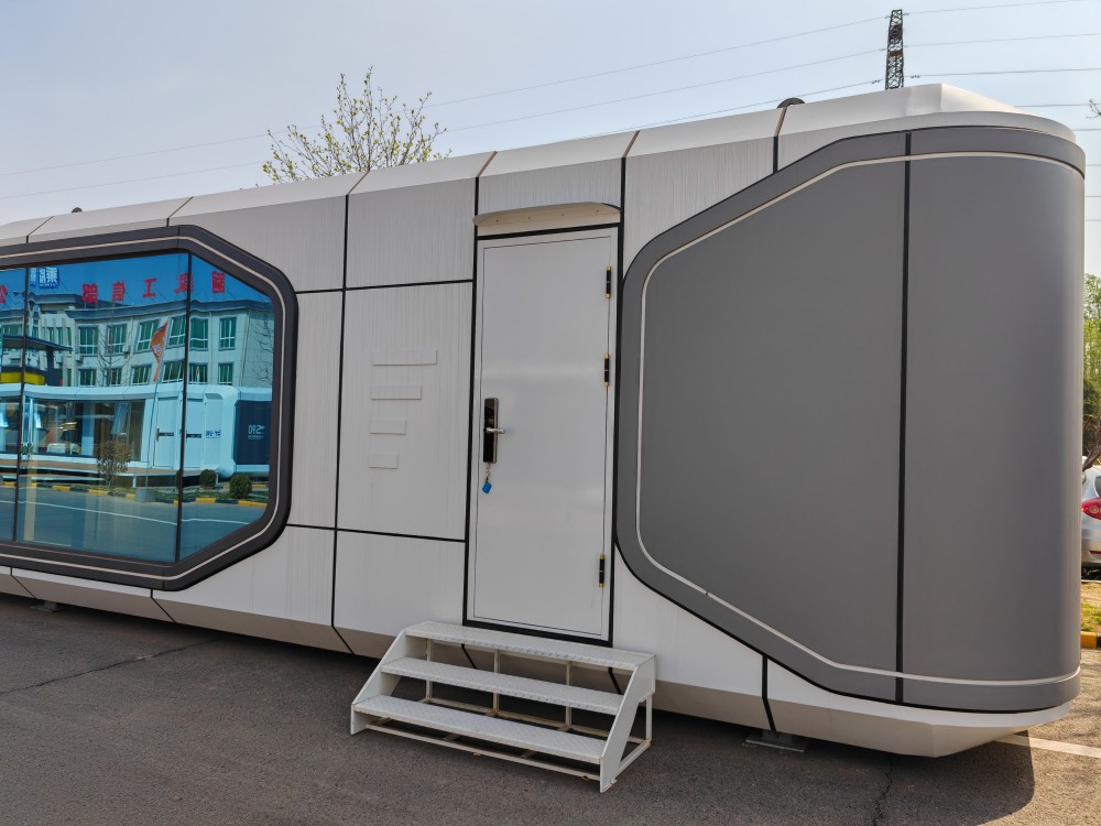 Cápsula de espacio de aleación de aluminio moderno para una vida portátil