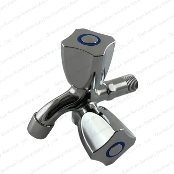 Durable Double Handle Faucet for Outdoor Garden Use