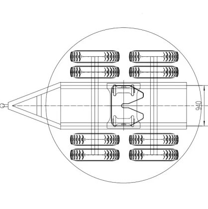 lowboy trailer dolly car tow dolly trailer
