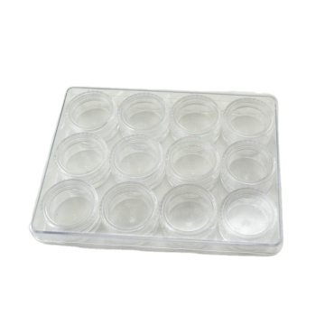 Clear Plastic Makeup Jars - 3g, 5g, 10g - Small Powder Jars & PS Plastic Containers