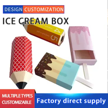 Customized food grade ice cream box