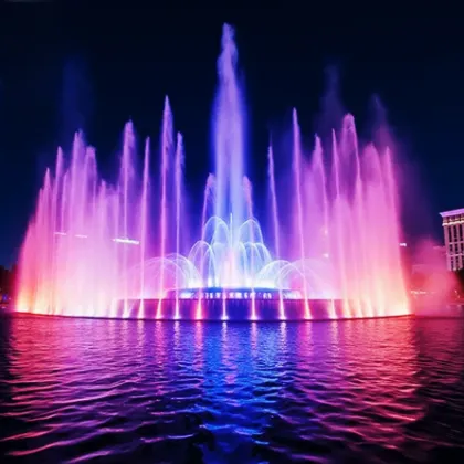 Elegant Water and Sound Performance System