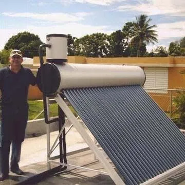 Copper Coil Solar Water Heater, Pre-heating Solar Water Heater
