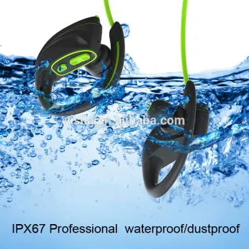 premium bluetooth headphones IPX67 waterproof dustproof headsets wireless sport earphones for sport