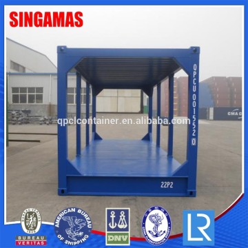 Factory price platform steel 20ft H equipment open shipping container frame