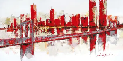 Skyline Wall Art Cosmopolitan City Urban